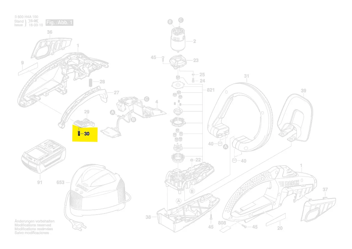 Ressort réf. 2 609 003 320 Bosch